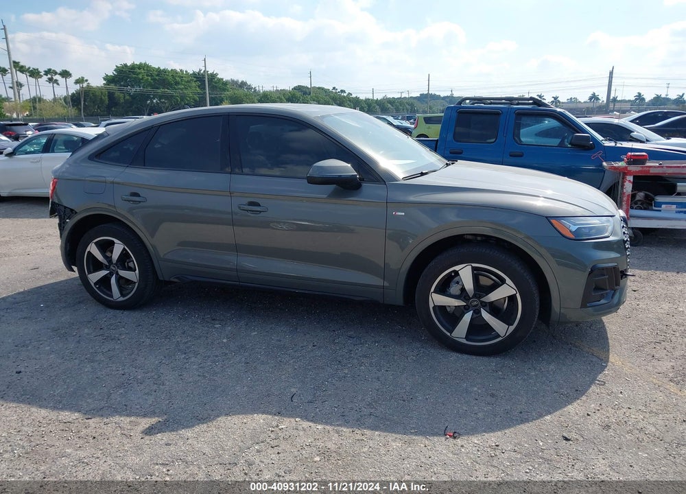 2023 AUDI Q5 SPORTBACK PREMIUM PLUS 45 TFSI S LINE QUATTRO S TRONIC VIN: WA15AAFY1P2065776