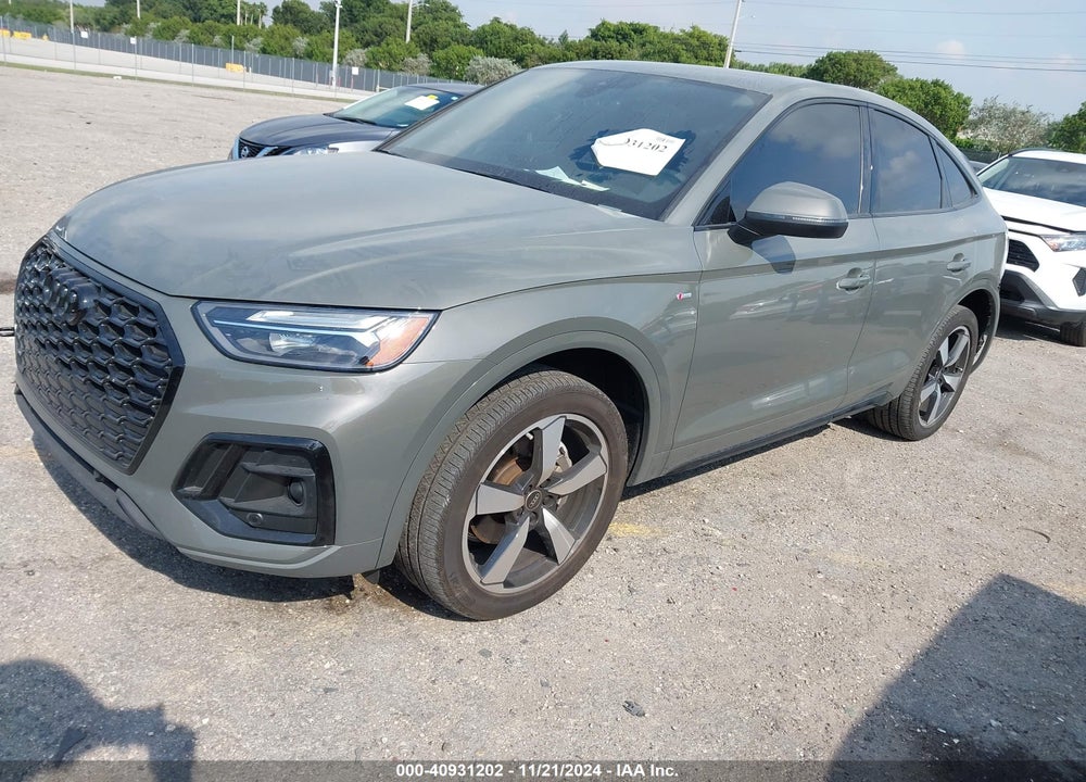 2023 AUDI Q5 SPORTBACK PREMIUM PLUS 45 TFSI S LINE QUATTRO S TRONIC VIN: WA15AAFY1P2065776
