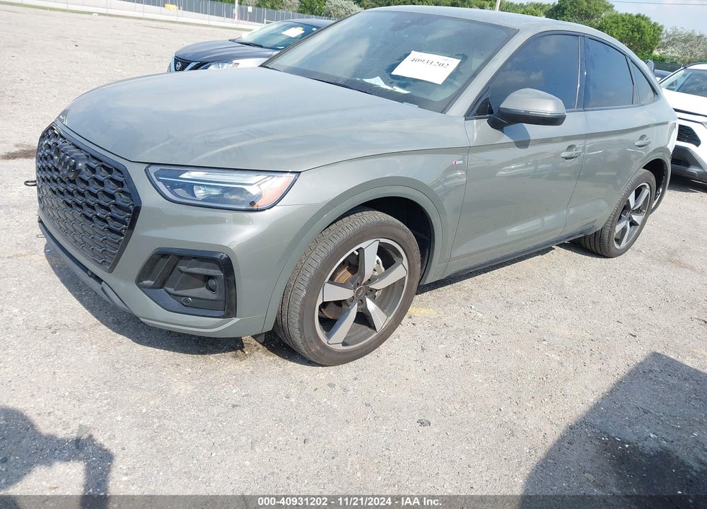2023 AUDI Q5 SPORTBACK PREMIUM PLUS 45 TFSI S LINE QUATTRO S TRONIC VIN: WA15AAFY1P2065776