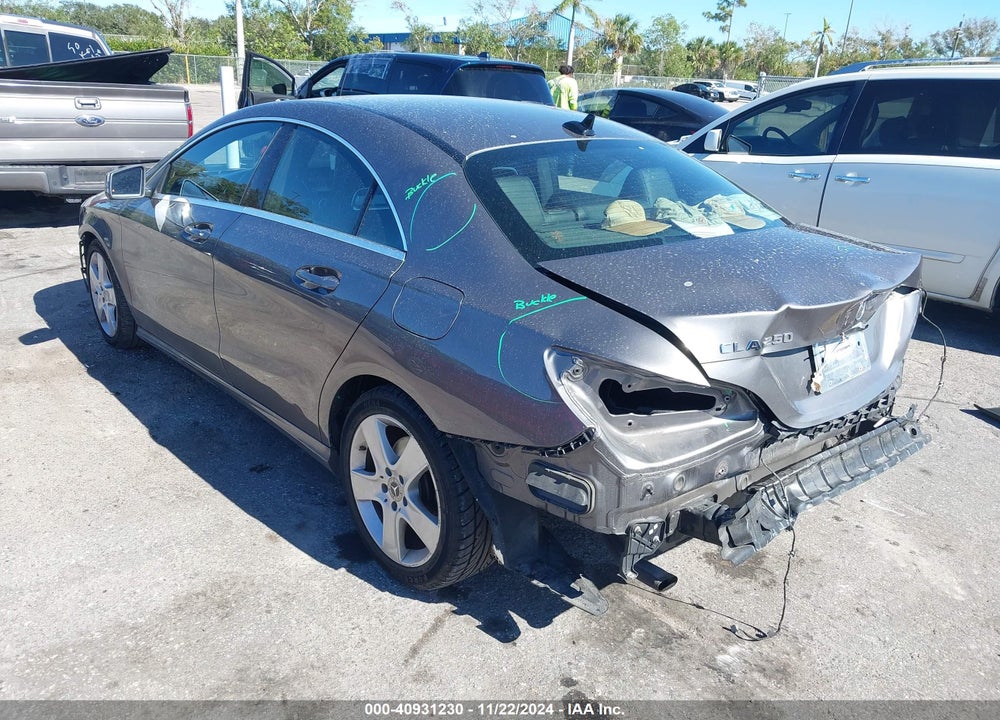 2018 MERCEDES-BENZ CLA 250 VIN: WDDSJ4EB1JN631681
