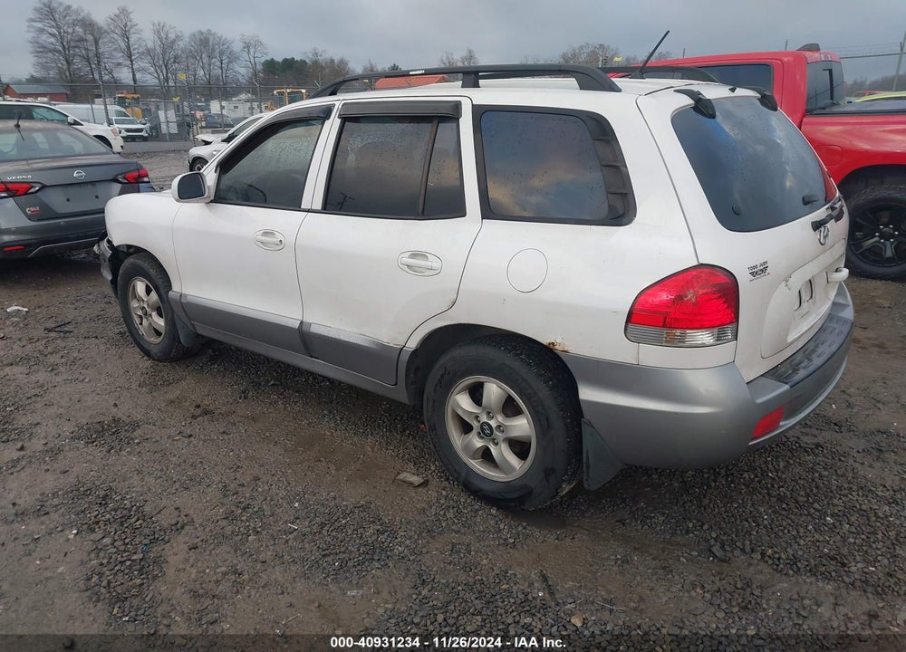 2005 HYUNDAI SANTA FE GLS VIN: KM8SC73D65U969868