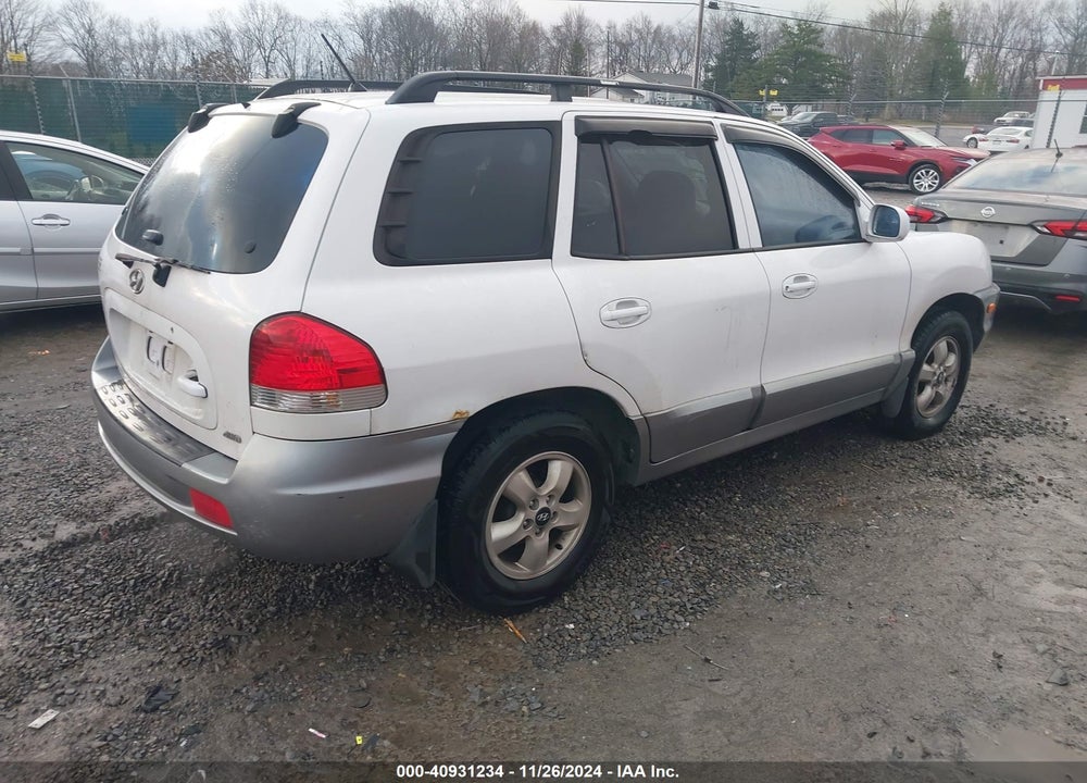 2005 HYUNDAI SANTA FE GLS VIN: KM8SC73D65U969868