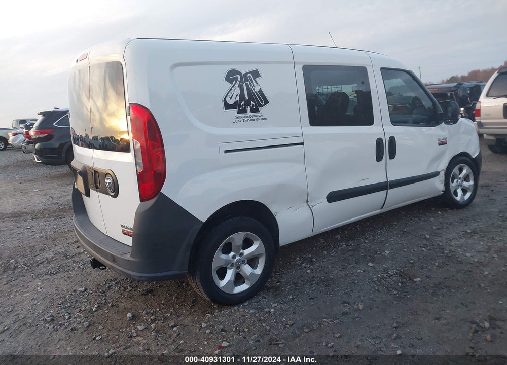 2017 RAM PROMASTER CITY TRADESMAN VIN: ZFBERFAB4H6G48888