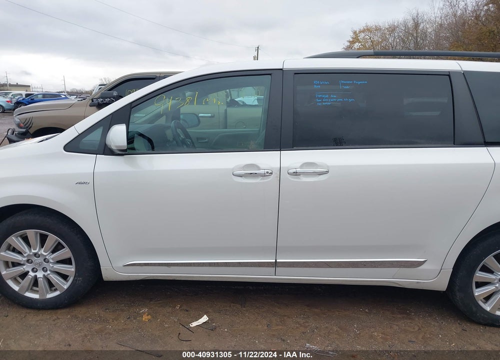 2017 TOYOTA SIENNA XLE LIMITED VIN: 5TDDZ3DC2HS161696