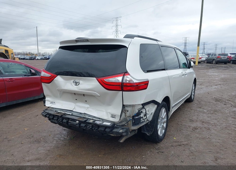 2017 TOYOTA SIENNA XLE LIMITED VIN: 5TDDZ3DC2HS161696