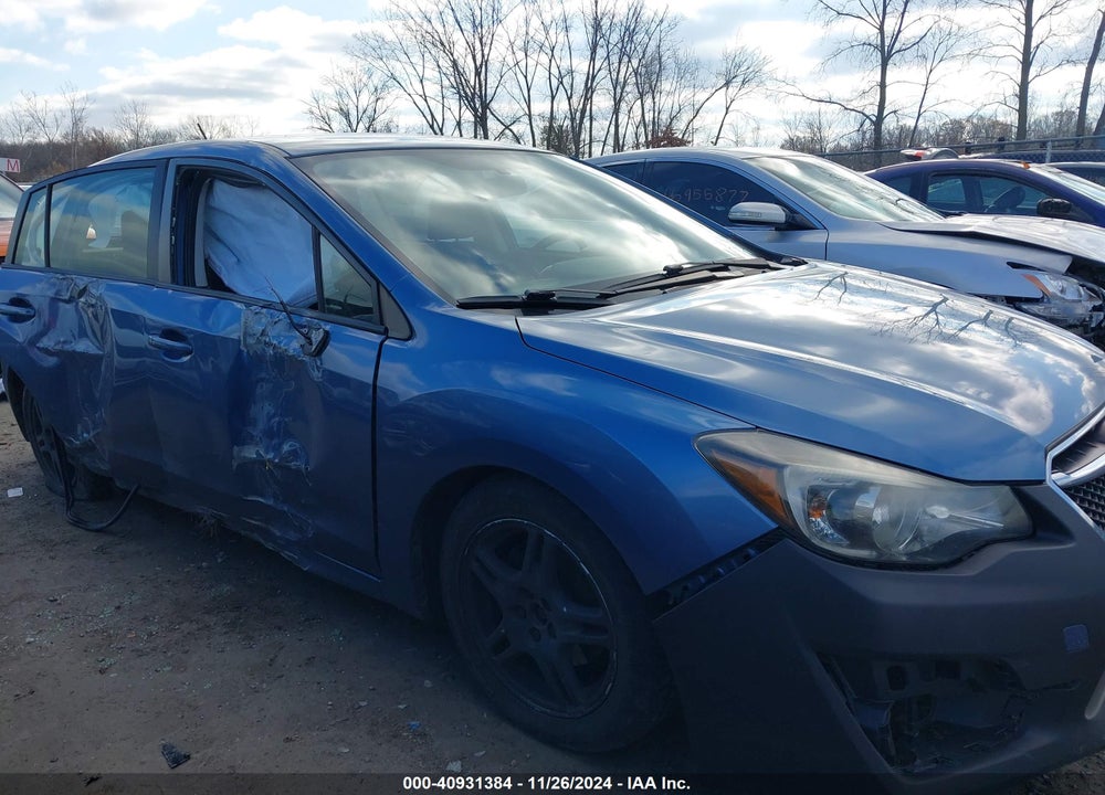 2015 SUBARU IMPREZA 2.0I VIN: JF1GPAA61F9325320