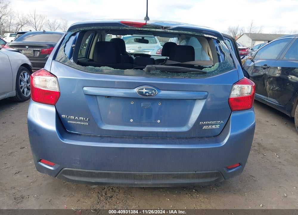 2015 SUBARU IMPREZA 2.0I VIN: JF1GPAA61F9325320