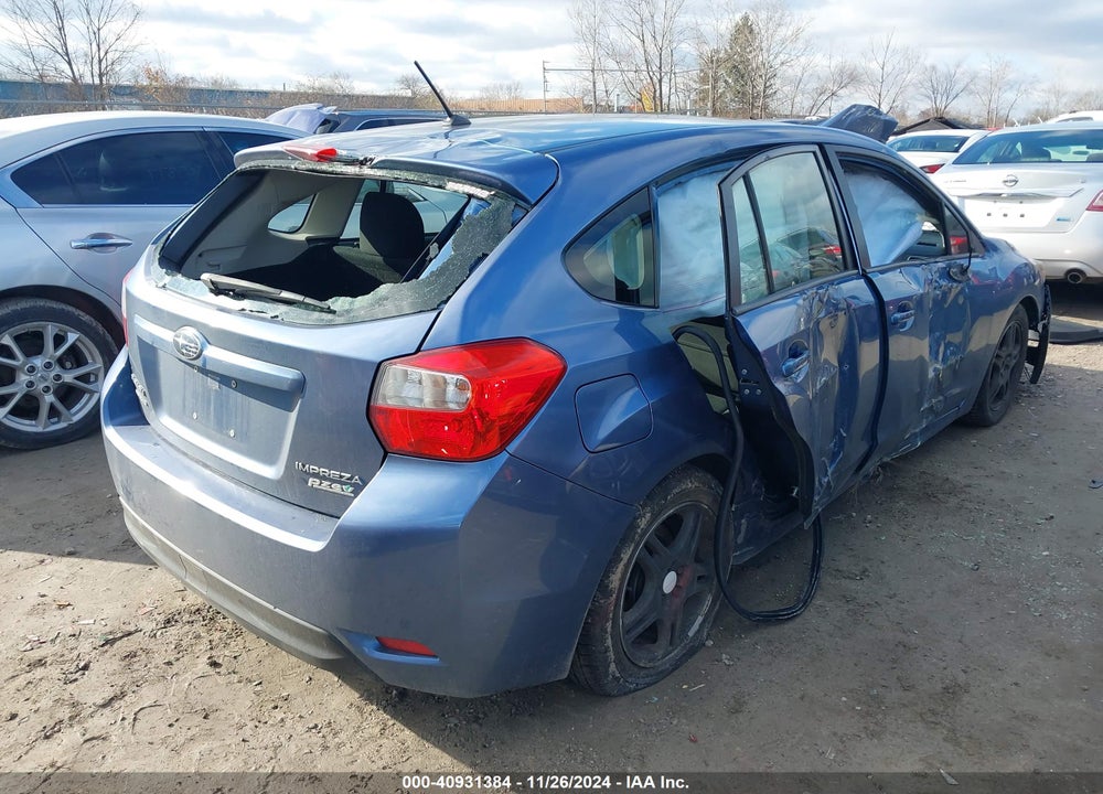 2015 SUBARU IMPREZA 2.0I VIN: JF1GPAA61F9325320