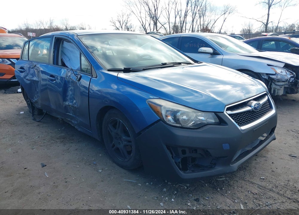 2015 SUBARU IMPREZA 2.0I VIN: JF1GPAA61F9325320