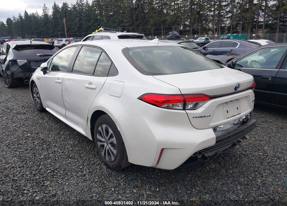 2021 TOYOTA COROLLA HYBRID LE VIN: JTDEAMDE5MJ032944