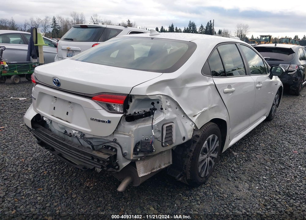 2021 TOYOTA COROLLA HYBRID LE VIN: JTDEAMDE5MJ032944