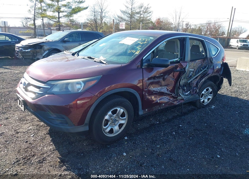 2013 HONDA CR-V LX VIN: 5J6RM4H3XDL084196