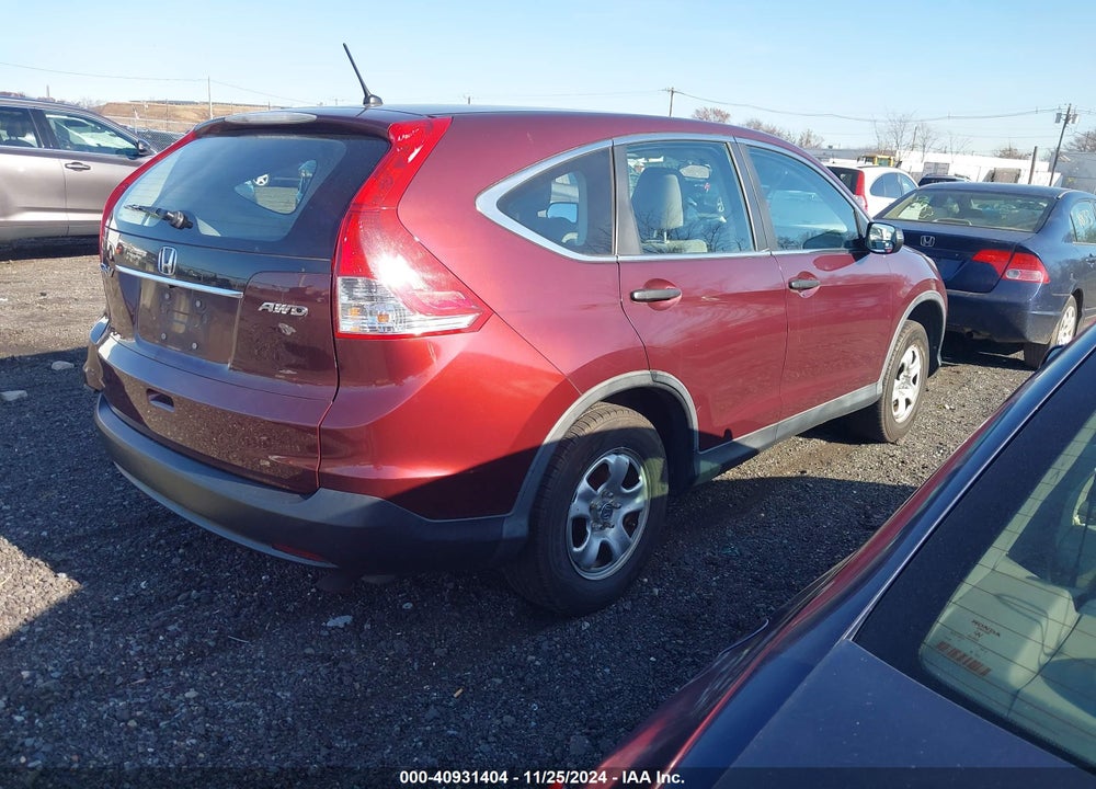 2013 HONDA CR-V LX VIN: 5J6RM4H3XDL084196