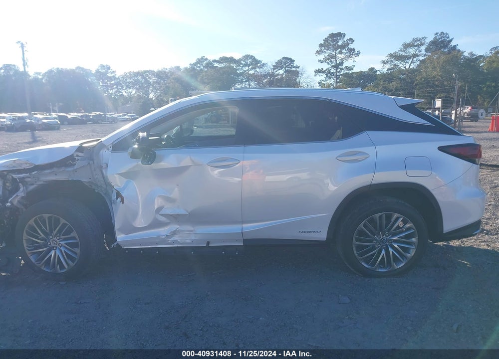 2022 LEXUS RX 450H VIN: 2T2JGMDA1NC086311