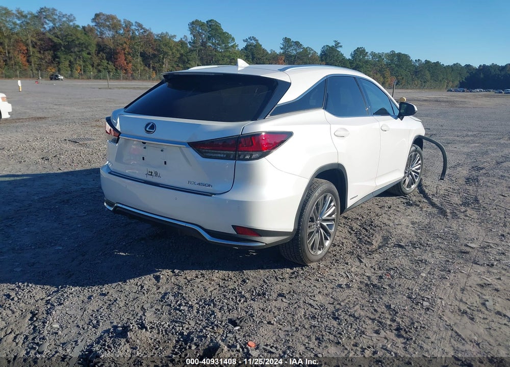 2022 LEXUS RX 450H VIN: 2T2JGMDA1NC086311