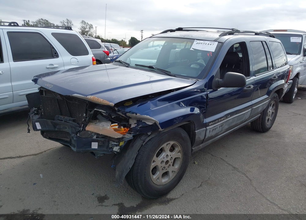 2000 JEEP GRAND CHEROKEE LAREDO VIN: 1J4G248S0YC391161