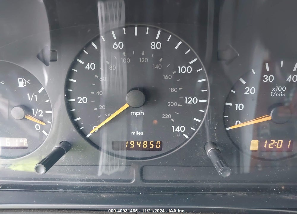 2001 MERCEDES-BENZ ML 320 VIN: 4JGAB54E91A238728