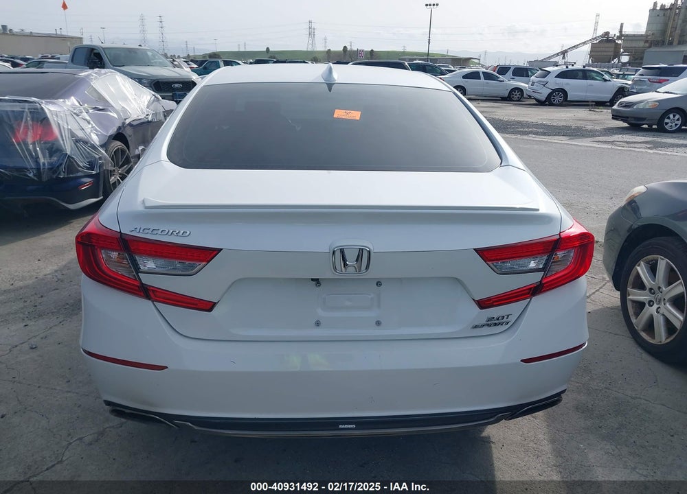 2020 HONDA ACCORD SPORT 2.0T VIN: 1HGCV2F39LA013390