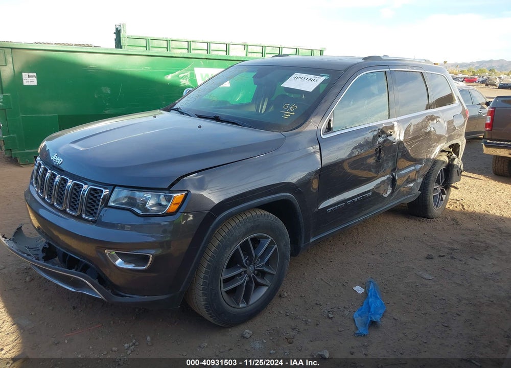 2017 JEEP GRAND CHEROKEE LIMITED 4X2 VIN: 1C4RJEBG5HC950151