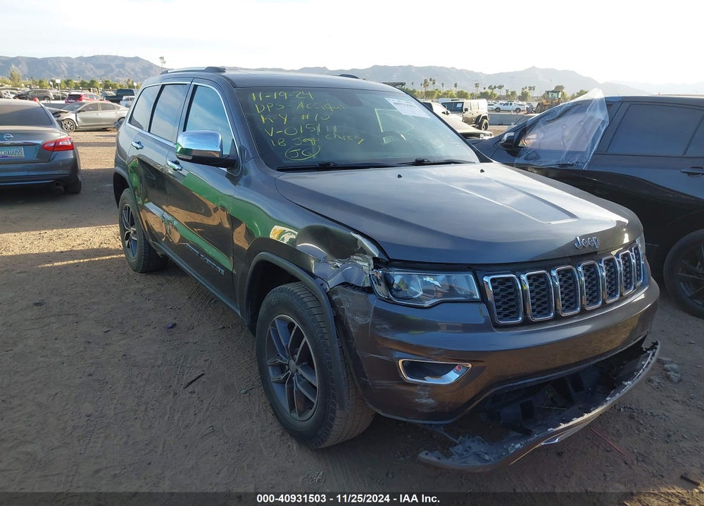 2017 JEEP GRAND CHEROKEE LIMITED 4X2 VIN: 1C4RJEBG5HC950151