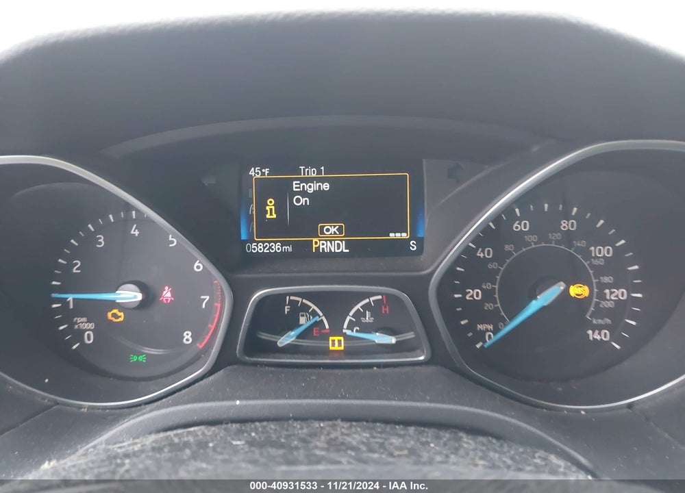 2017 FORD FOCUS SE VIN: 1FADP3K28HL282434