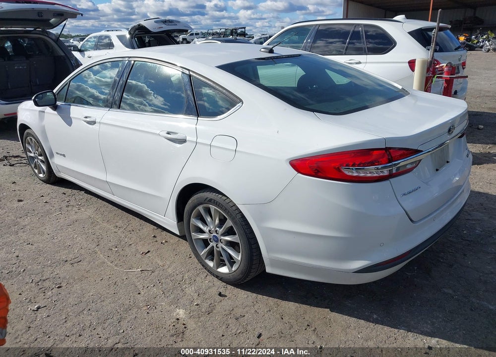 2017 FORD FUSION HYBRID SE VIN: 3FA6P0LU7HR344656