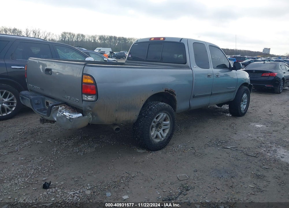2004 TOYOTA TUNDRA SR5 V8 VIN: 5TBBT44174S443784