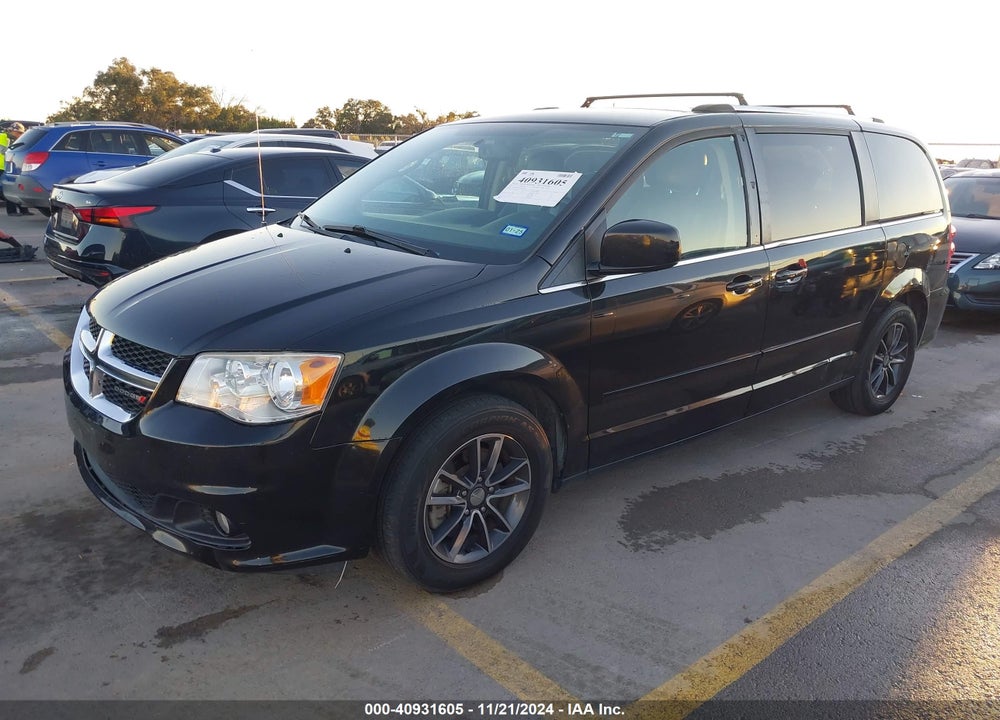2017 DODGE GRAND CARAVAN SXT VIN: 2C4RDGCG4HR617187