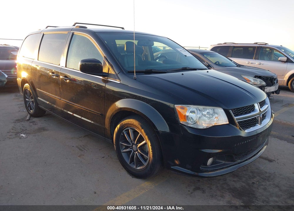 2017 DODGE GRAND CARAVAN SXT VIN: 2C4RDGCG4HR617187