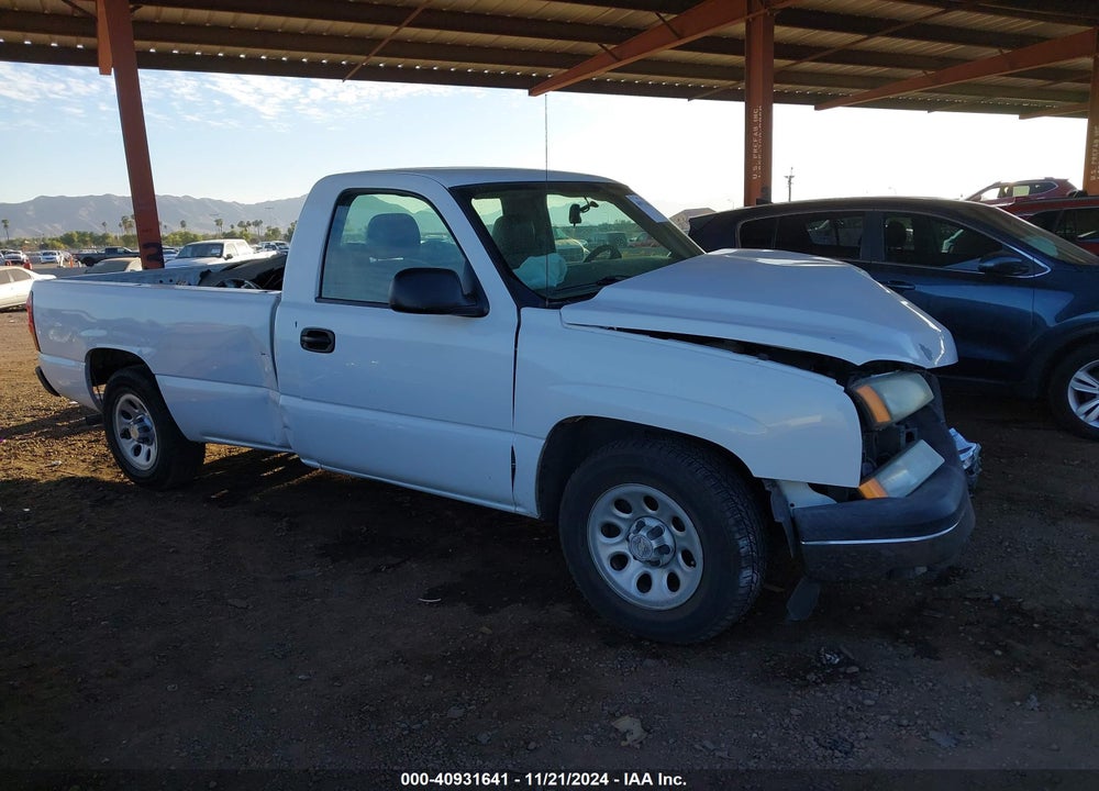 2007 CHEVROLET SILVERADO 1500 CLASSIC WORK TRUCK VIN: 3GCEC14VX7G167240