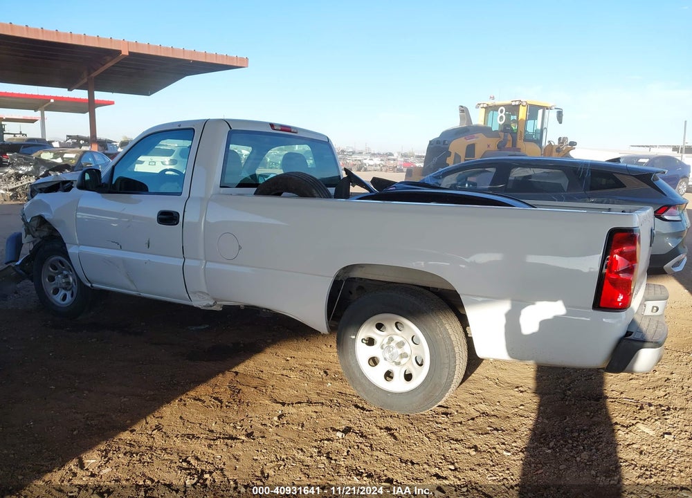 2007 CHEVROLET SILVERADO 1500 CLASSIC WORK TRUCK VIN: 3GCEC14VX7G167240