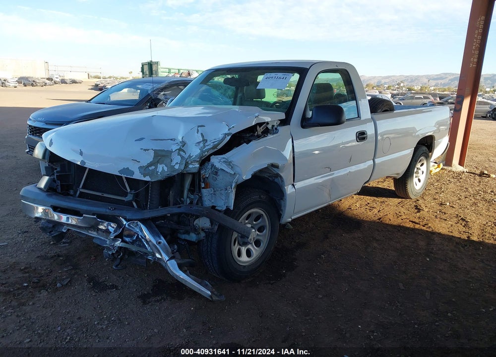 2007 CHEVROLET SILVERADO 1500 CLASSIC WORK TRUCK VIN: 3GCEC14VX7G167240