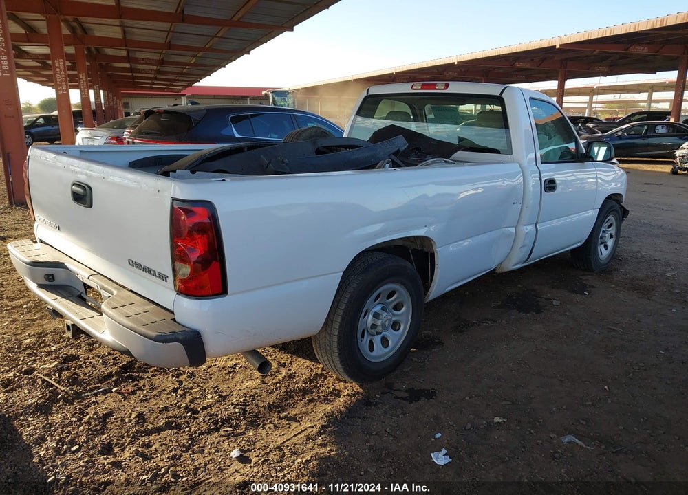 2007 CHEVROLET SILVERADO 1500 CLASSIC WORK TRUCK VIN: 3GCEC14VX7G167240