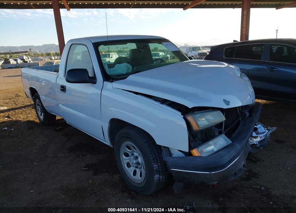2007 CHEVROLET SILVERADO 1500 CLASSIC WORK TRUCK VIN: 3GCEC14VX7G167240