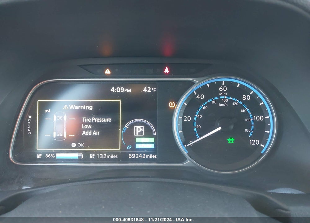 2019 NISSAN LEAF SV VIN: 1N4AZ1CP9KC307604