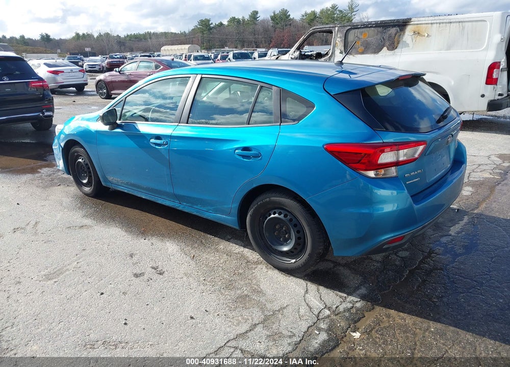 2018 SUBARU IMPREZA 2.0I VIN: 4S3GTAA69J3721612