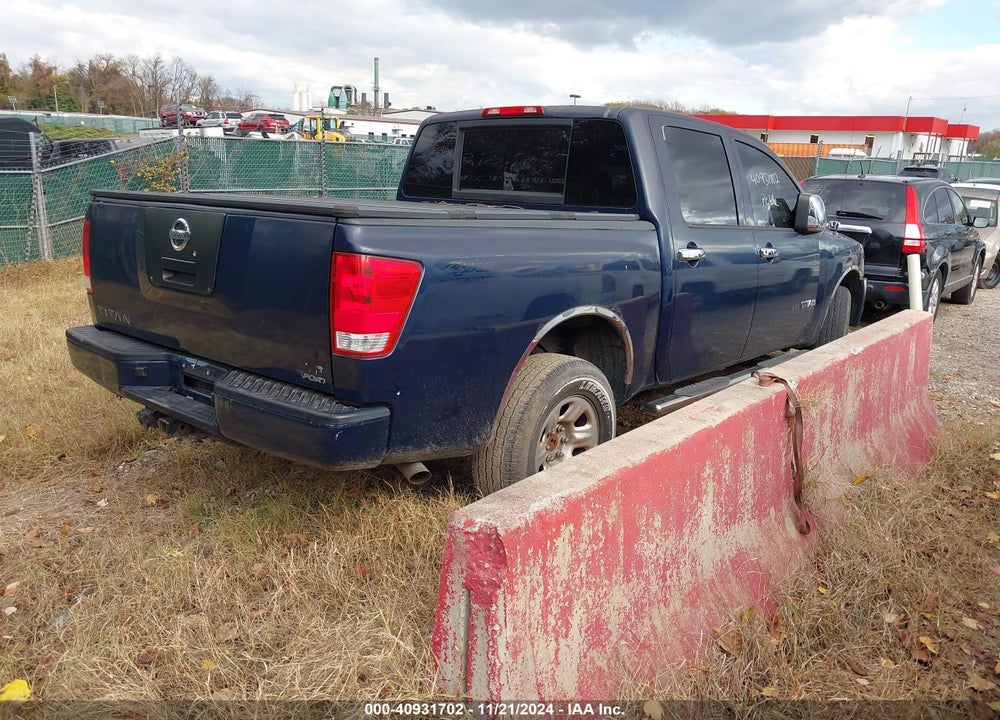 2007 NISSAN TITAN XE VIN: 1N6AA07B17N226728