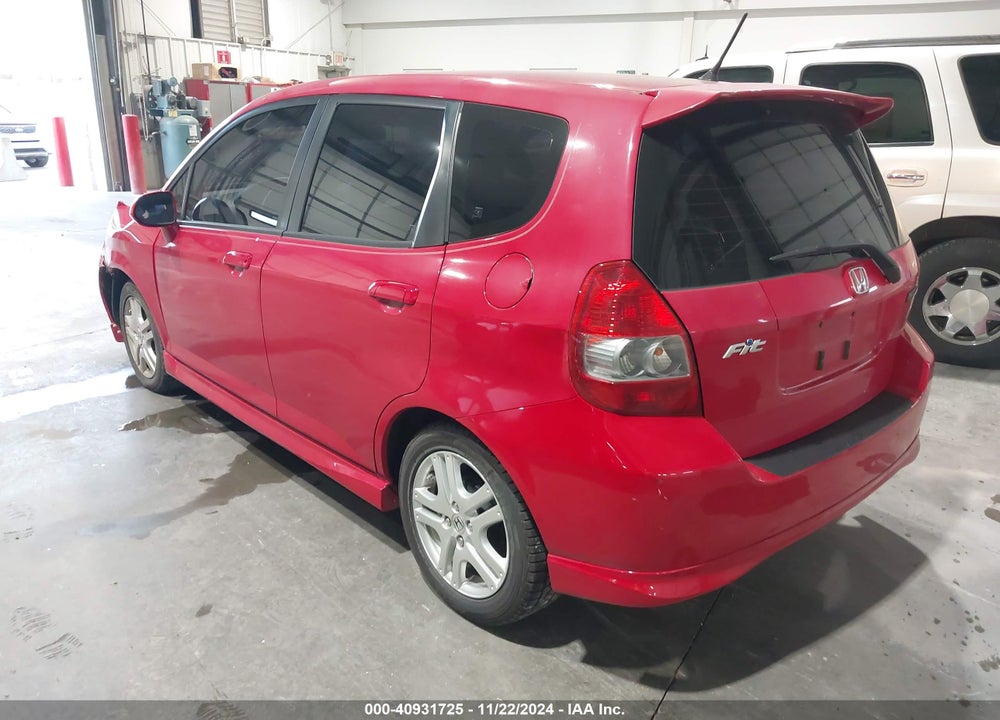 2008 HONDA FIT SPORT VIN: JHMGD38648S030890