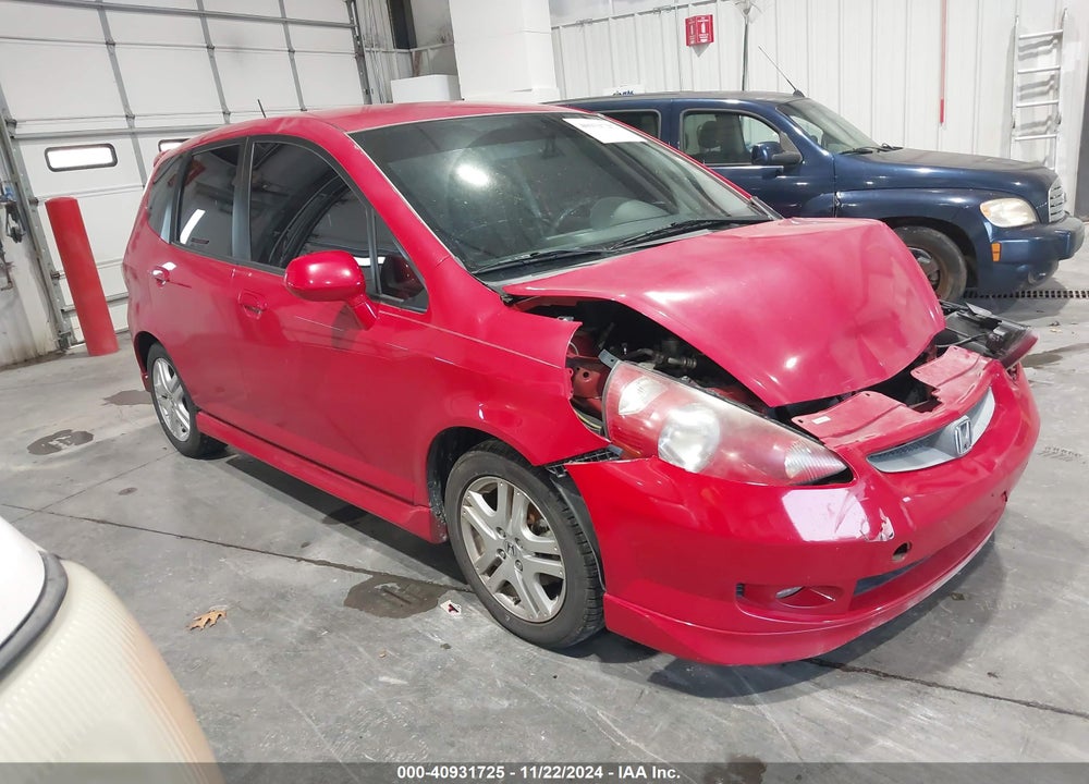2008 HONDA FIT SPORT VIN: JHMGD38648S030890