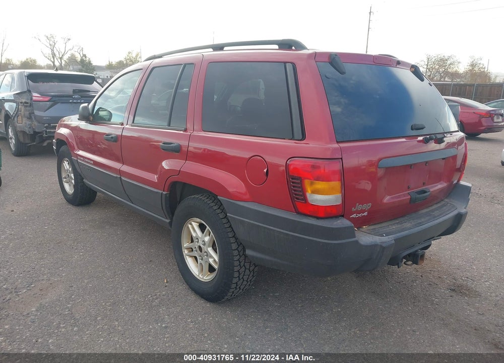 2003 JEEP GRAND CHEROKEE LAREDO VIN: 1J4GW48N83C597092
