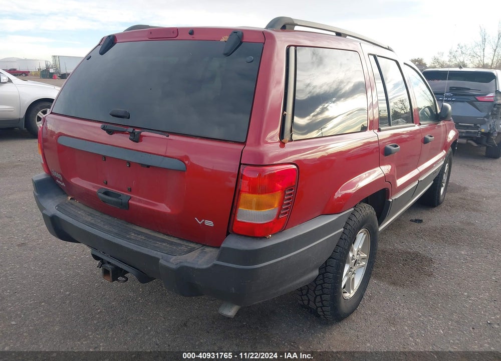 2003 JEEP GRAND CHEROKEE LAREDO VIN: 1J4GW48N83C597092