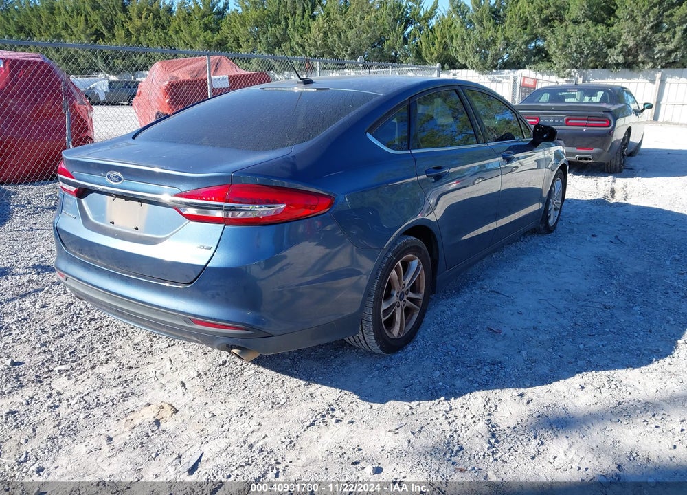 2018 FORD FUSION SE VIN: 3FA6P0H72JR104276