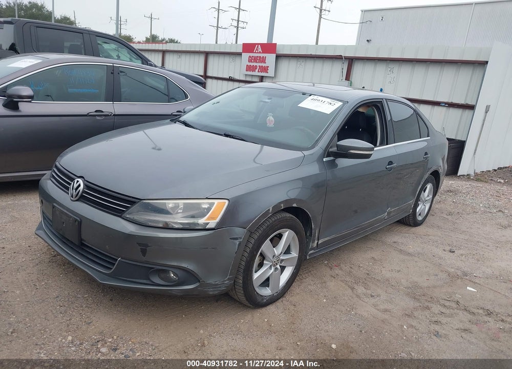 2012 VOLKSWAGEN JETTA 2.0L TDI VIN: 3VWLL7AJ4CM405250
