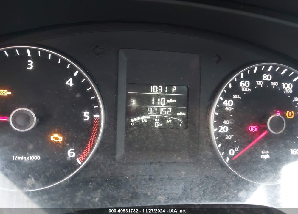 2012 VOLKSWAGEN JETTA 2.0L TDI VIN: 3VWLL7AJ4CM405250