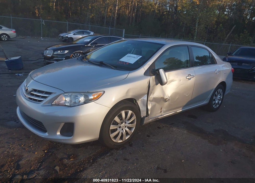 2013 TOYOTA COROLLA LE VIN: 2T1BU4EE7DC106580