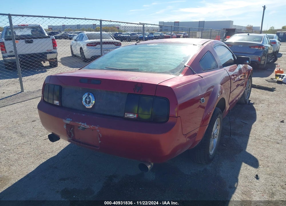 2008 FORD MUSTANG V6 DELUXE/V6 PREMIUM VIN: 1ZVHT80N285150062