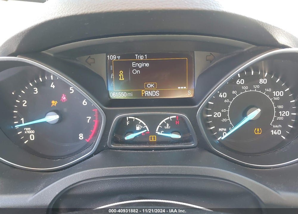 2017 FORD ESCAPE S VIN: 1FMCU0F77HUE09845