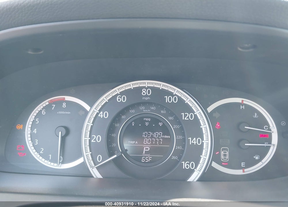 2013 HONDA ACCORD LX VIN: 1HGCR2F30DA164785