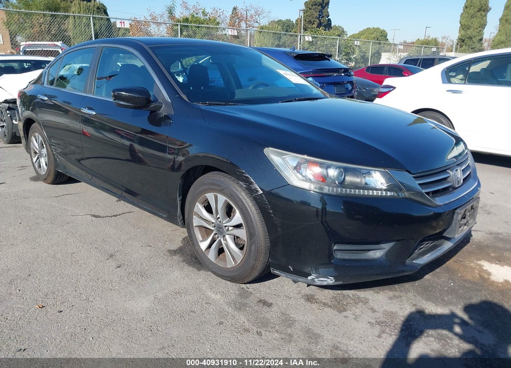 2013 HONDA ACCORD LX VIN: 1HGCR2F30DA164785