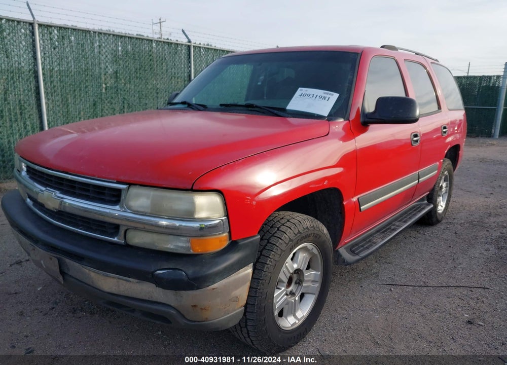 2004 CHEVROLET TAHOE LS VIN: 1GNEC13T44R216290